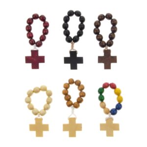 "10" Drewniana 8mm - Naturalne