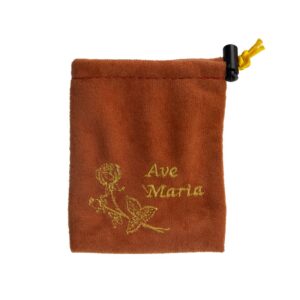 Etui Materiał Brąz