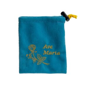 Etui Materiał Niebieskie