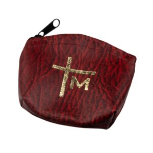 Etui na Zamek Duże Bordowe