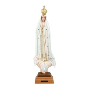 Figurka Matka Boża Fatimska Brokat