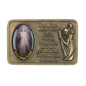 Modlitwa Kierowcy Metalowa Duża oksyda Nk