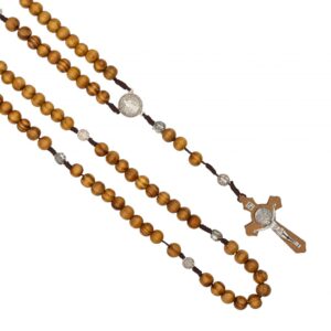Różaniec Drewno Benedykt 10mm