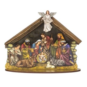 Szopka Duża Stojąca Gloria 14x19cm