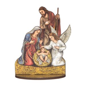 Szopka Mała Stojąca Anioł 8x10cm